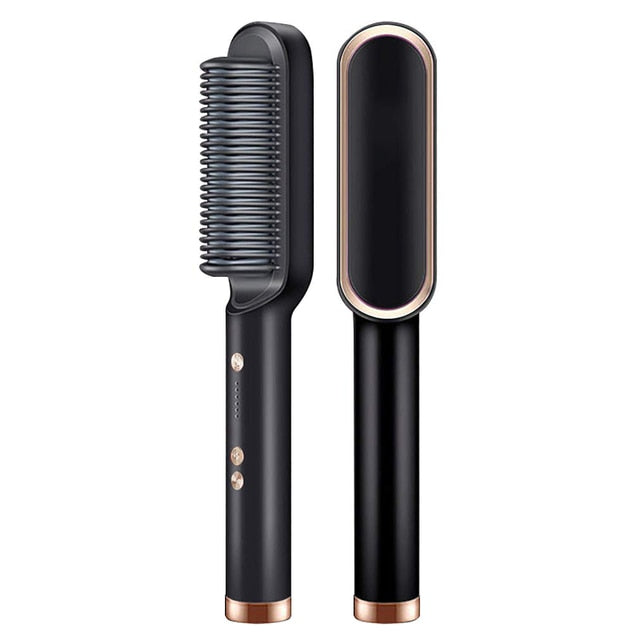 Electric Heat Comb Straightener Curler