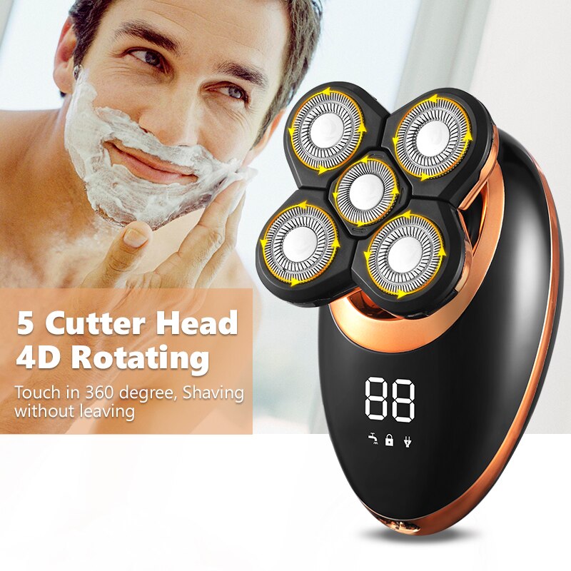 LCD Display Electric Shaver